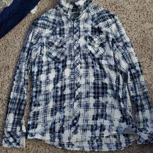 Plaid button up shirt